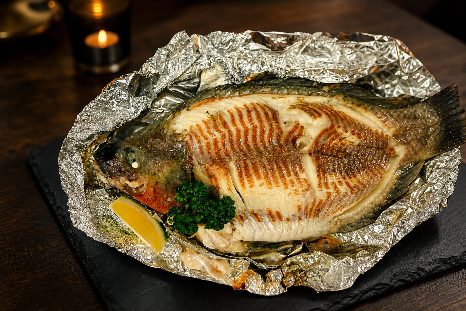 鹽烤活魚